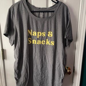 Gray Maternity Shirt